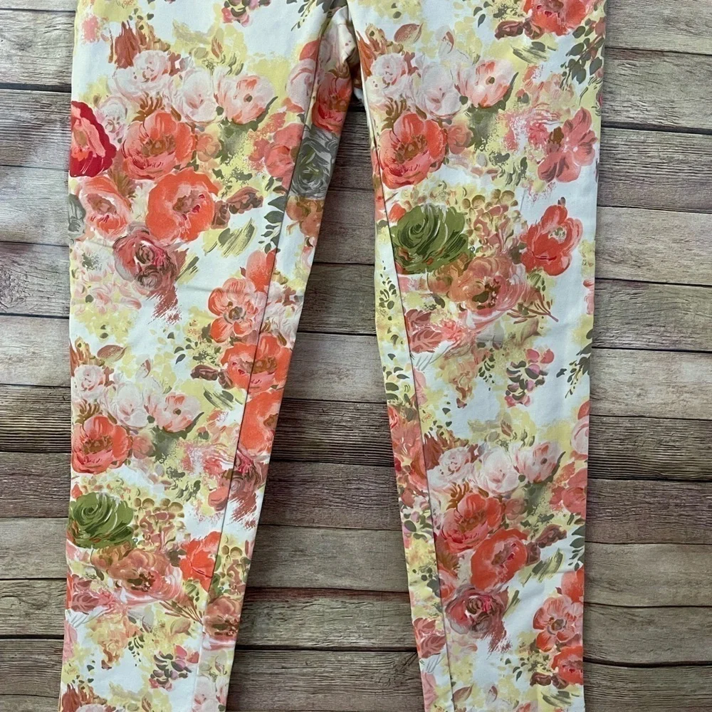 Anthropologie Cartonnier Women’s Floral Crop Pants Size: 2 NWOT - Picture 9 of 10